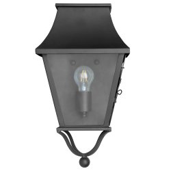Materials of yesteryear: DAMPIERRE WALL MOUNTED WITH BASE Black