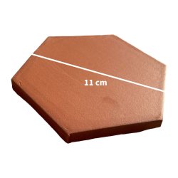 Materials of yesteryear: RED HEXAGONAL TERRACOTTA 11x0.8