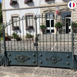 WROUGHT IRON GATE AND WICKET GATES