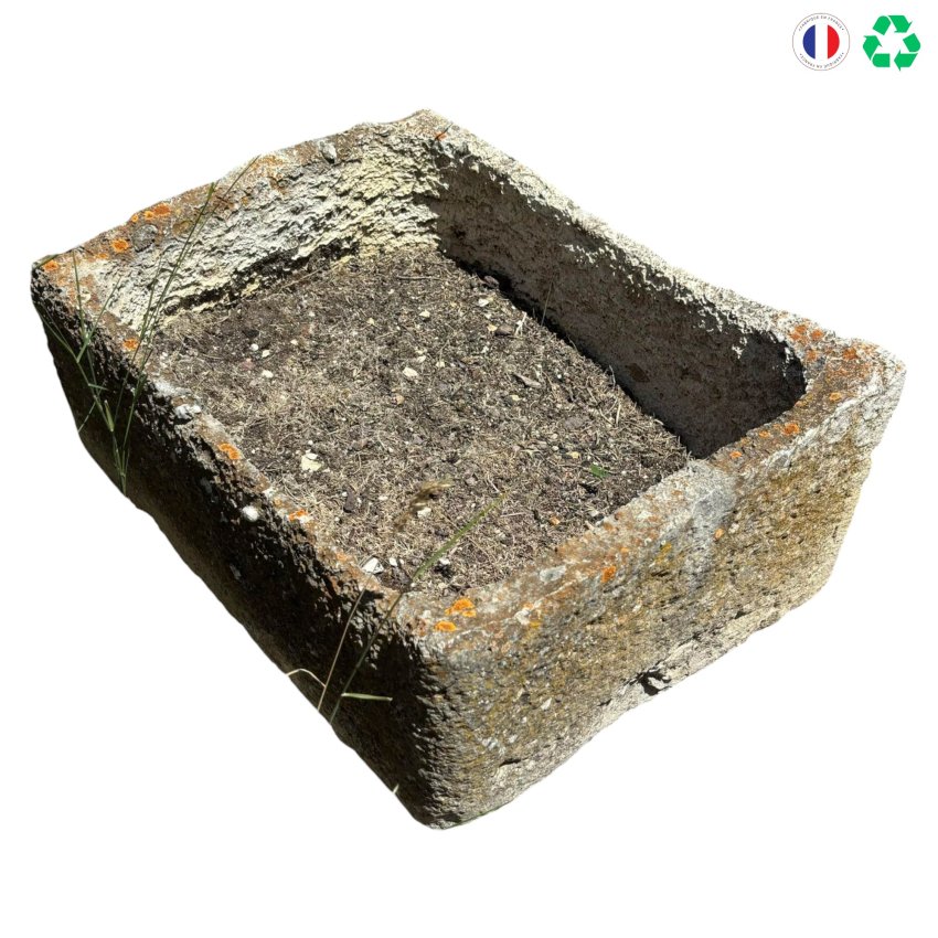 Materials of yesteryear: SMALL OLD STONE BIN L56
