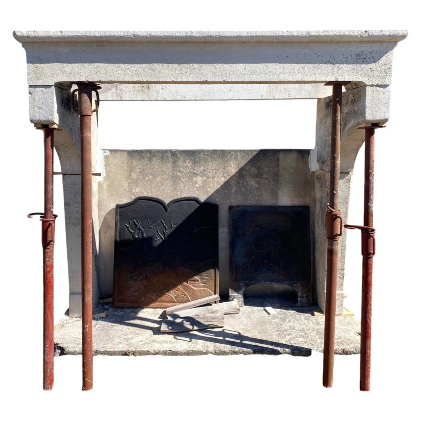 Materials of yesteryear: OLD STONE FIREPLACE H177