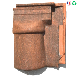 Materials of yesteryear: TILE UNDER RIDGE TBF 16 ROUMAZIERE 3/4 SFRC