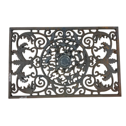 Materials of yesteryear: RECTANGULAR CAST IRON DOORMAT