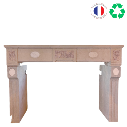 Materials of yesteryear: OLD STONE FIREPLACE H98