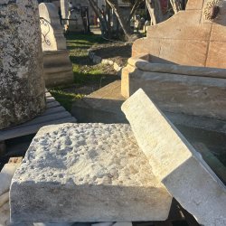 Materials of yesteryear: DECORATED MARBLE SLAB WITH CARVED QUATREFOIL