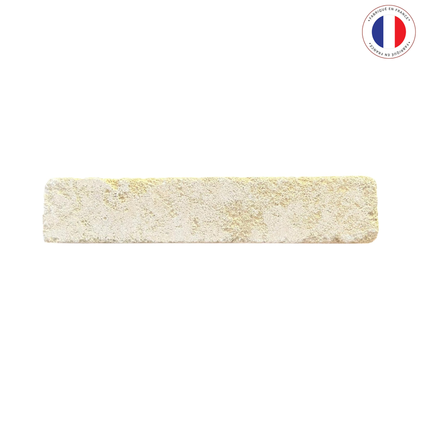 Materials of yesteryear: STONE BRIQUETTE 25 X 5 X 5 DRUM AGED YELLOW