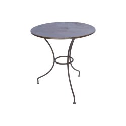 Materials of yesteryear: SMALL ROUND IRON TABLE H74 D67