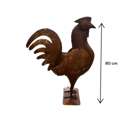 Materials of yesteryear: SMALL IRON ROOSTER H80