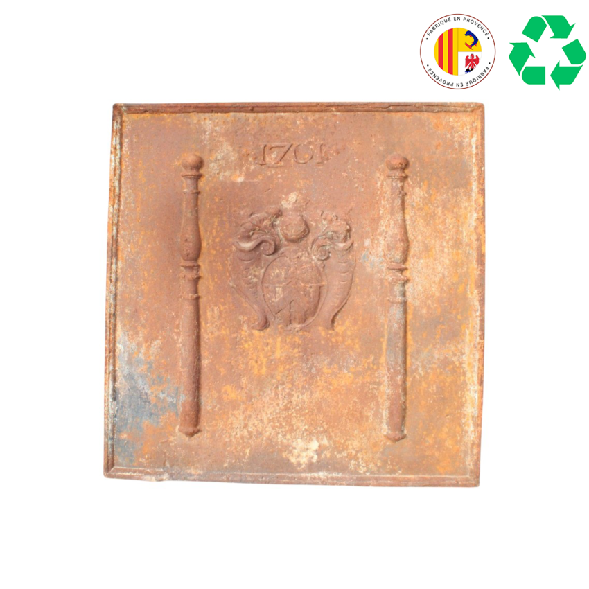 Materials of yesteryear: H97 FIREPLACE PLATE