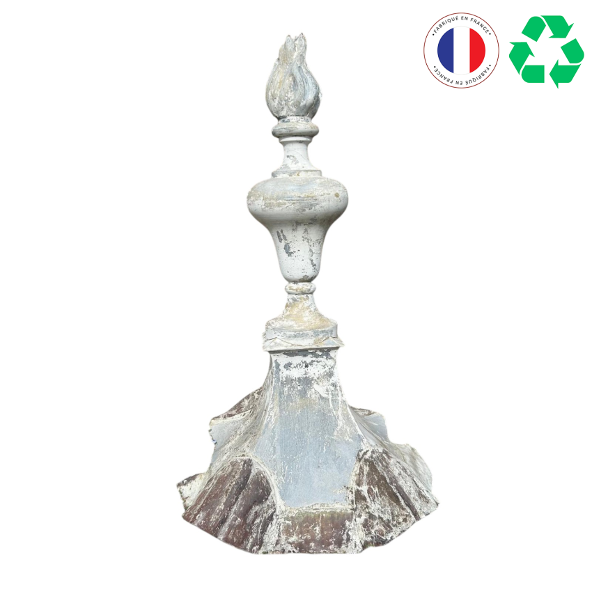 Materials of yesteryear: NINETEENTH-CENTURY ZINC FLAME FINIAL