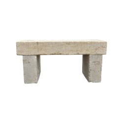 Materials of yesteryear: HARD STONE BENCH L100