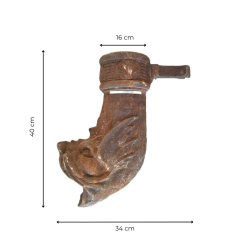 Materials of yesteryear: CAST IRON FISH GUTTER OUTLET