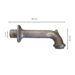 Materials of yesteryear: CAST IRON GARGOYLE SPOUT - LARGE
