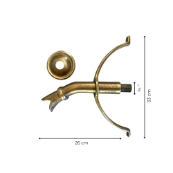 Materials of yesteryear: SUSPENDED FOUNTAIN SPOUT