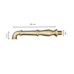 Materials of yesteryear: BRASS FOUNTAIN SPOUT