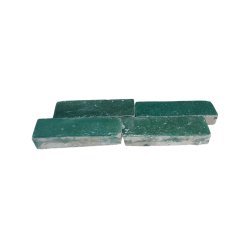 Materials of yesteryear: ZELLIGE GREEN 14.5x4.5x2.5