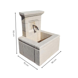 Materials of yesteryear: SMALL WALL FOUNTAIN H110