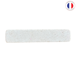 Materials of yesteryear: STONE BRIQUETTE 25 X 5 X 3 AGED DRUM
