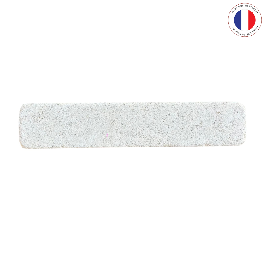 Materials of yesteryear: STONE BRIQUETTE 25 X 5 X 3 AGED DRUM
