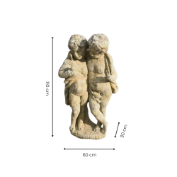 Materials of yesteryear: TWIN STATUE WITH THE DOVE H110