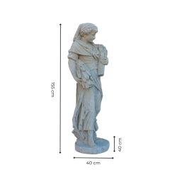 Materials of yesteryear: STATUE DAME 4 SEASONS SUMMER H155