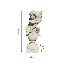 Materials of yesteryear: PUTTO BALL STATUE SUMMER SEASON H100