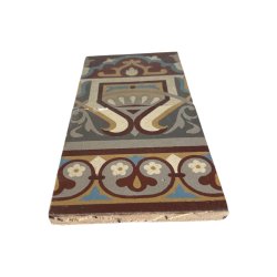 Materials of yesteryear: FRIEZE OF PATTERNED CEMENT TILES (9M2)