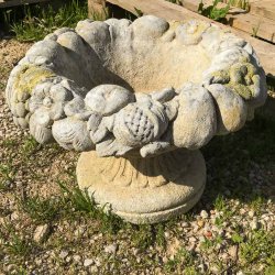 Materials of yesteryear: FLOWER AND FRUIT BASIN