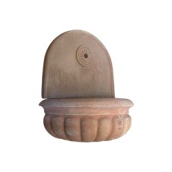 Materials of yesteryear: SMALL TERRACOTTA FOUNTAIN ON THE WALL