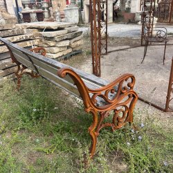 Materials of yesteryear: WOODEN BENCH L155