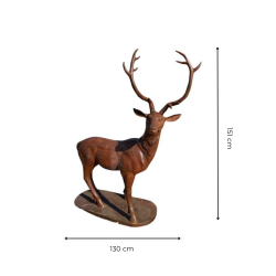 CAST IRON DEER H151