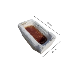 Materials of yesteryear: RUSTIC STONE BIN L80