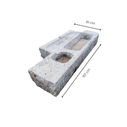 Materials of yesteryear: 2 STONE TUBS H23 TROUGH