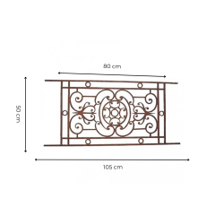 Materials of yesteryear: CAST IRON RAILING H50