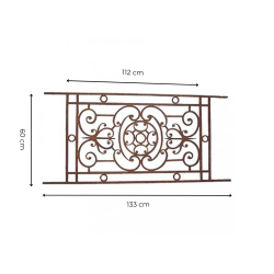 Materials of yesteryear: CAST IRON RAILING H61