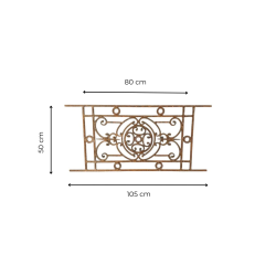 Materials of yesteryear: Wrought iron railing H50