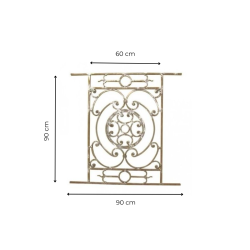 Materials of yesteryear: Wrought iron railing H90