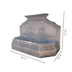 Materials of yesteryear: FOUNTAIN STYLE 1800 WITH 2 OUTLETS H168