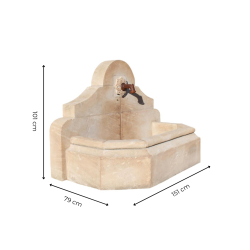 Materials of yesteryear: WALL FOUNTAIN GENDARME'S HAT