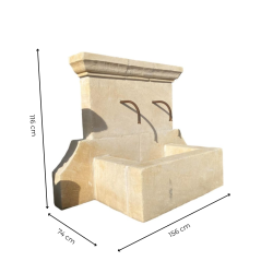 Materials of yesteryear: AUSTERE FOUNTAIN DOUBLE OUTLET