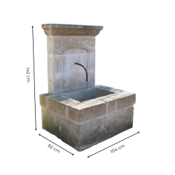 Materials of yesteryear: ARCH WALL FOUNTAIN H143