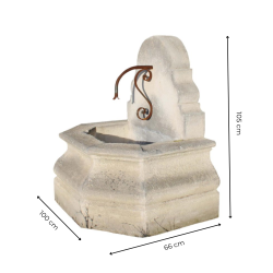 Materials of yesteryear: SMALL ROUNDED FOUNTAIN