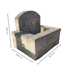 Materials of yesteryear: MONOLITHIC FOUNTAIN STONE H100