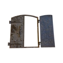 Materials of yesteryear: CAST IRON OVEN DOOR H62