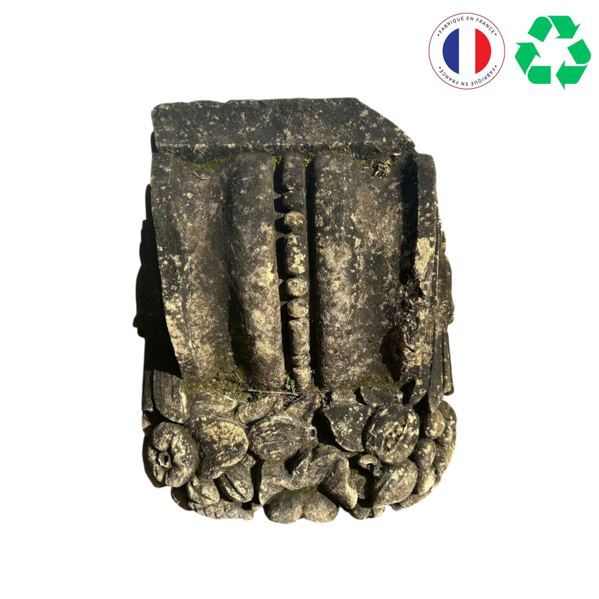 Materials of yesteryear: STONE BALCONY BRACKET FRUIT PATTERNS