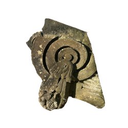 Materials of yesteryear: STONE BALCONY BRACKET FRUIT PATTERNS