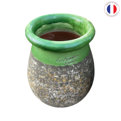 Materials of yesteryear: BIOT GREEN DROP JAR H70