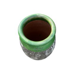 Materials of yesteryear: BIOT JAR OLIVE GREEN PM H77