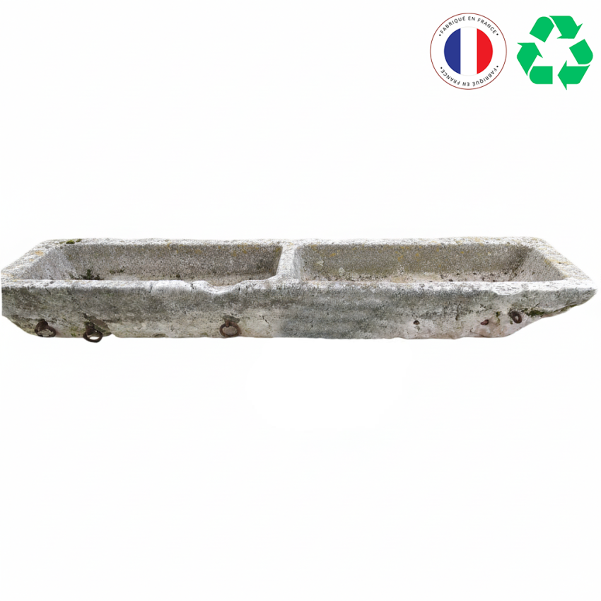 Materials of yesteryear: OLD TROUGH 2 STONE BOWLS L239