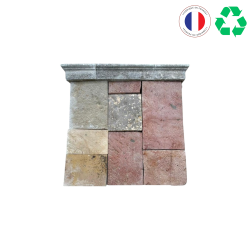 FRONTON EN PIERRE DE...